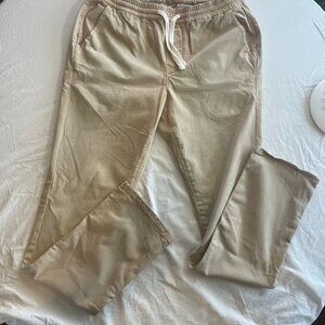 Marine Layer Khaki Athletic Fit Drawstring Pants – Men’s Size M (31” Inseam)